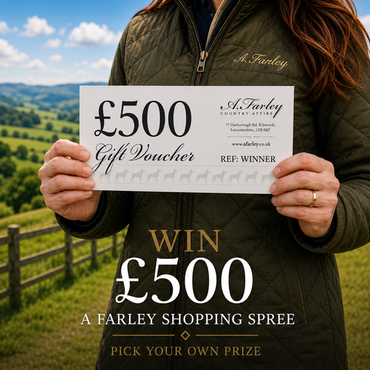 Won - £500 A Farley Country Attire Shopping Spree