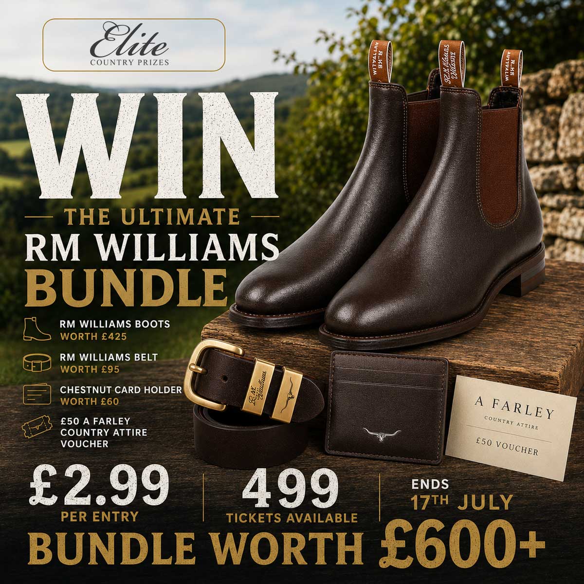 Won an RM Williams Bundle + £50 Voucher - WORTH OVER £600