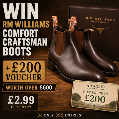 Won - RM Williams Comfort Craftsman Boots + £200 Voucher – Worth Over £600