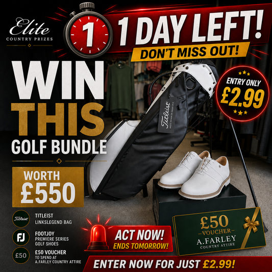 Won Titleist LinksLegend Golf Bag & FootJoy Premiere Shoes (Worth £550)