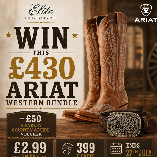 Won £430 Ariat Western Bundle – Casanova Boots, Belt & £50 Voucher