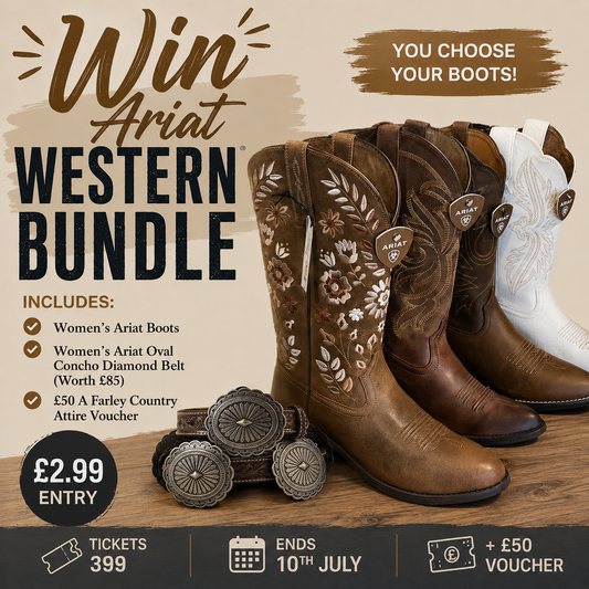 Won an Ariat Western Bundle