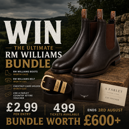 Win an RM Williams Bundle + £50 Voucher - WORTH OVER £600