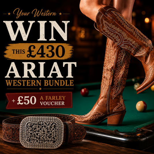 Won - £430 Ariat Western Bundle – Casanova Boots, Belt & £50 Voucher