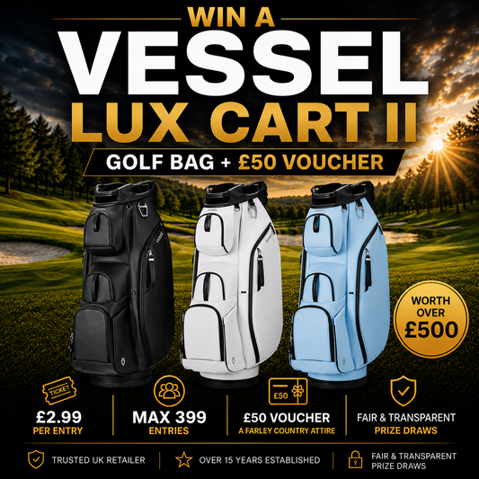 Won - Vessel Lux Cart II Golf Bag + £50 Voucher – Worth Over £500